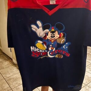 Disney Mickey Mouse Sorcerer Kids Jersey - Red and Blue